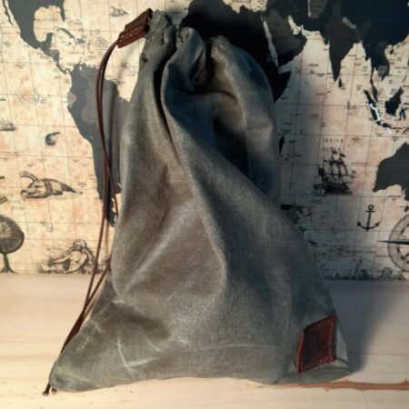 Pochette en coton ciré